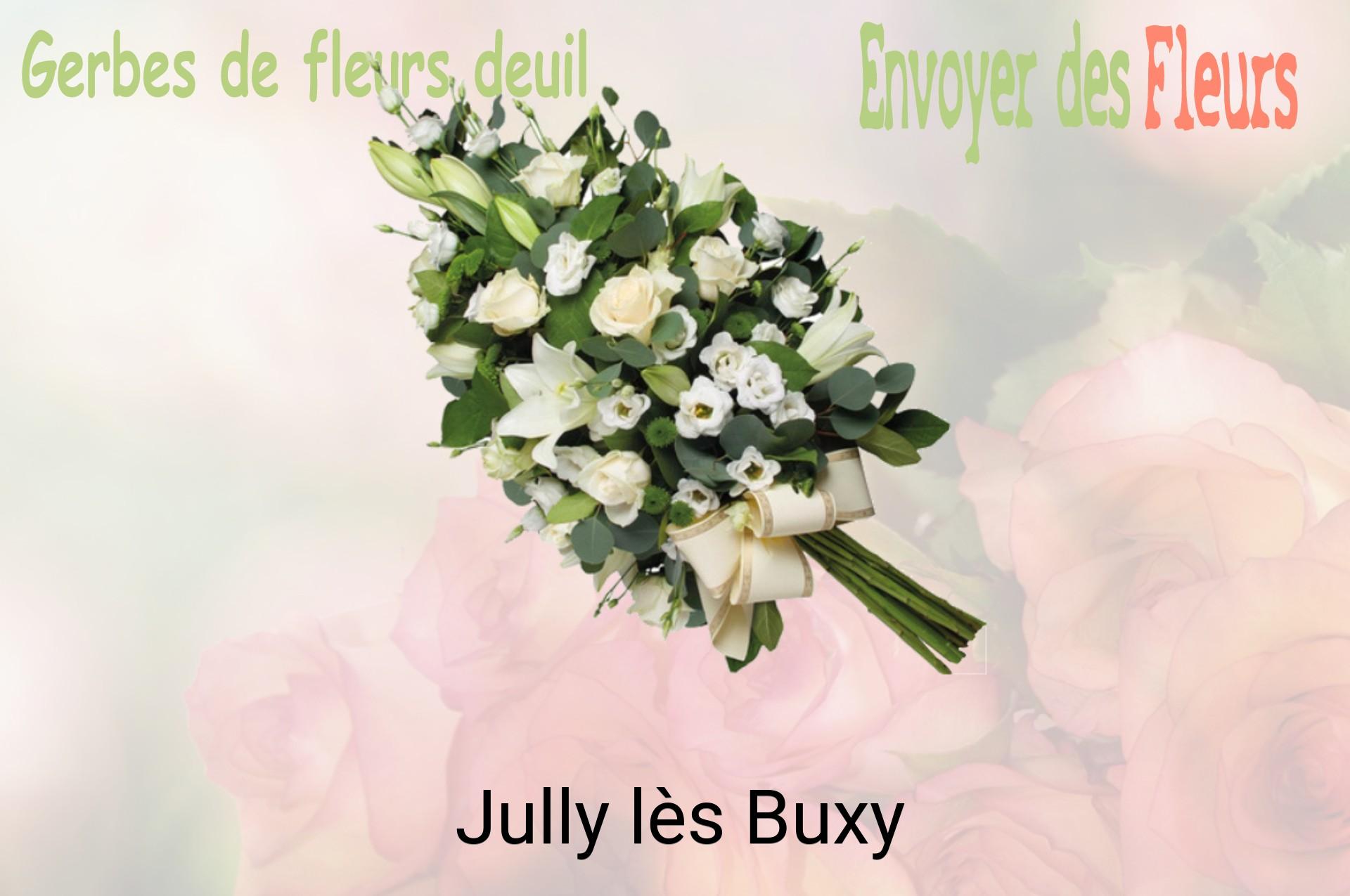 Gerbe de fleurs de deuil livrée à Jully-lès-Buxy